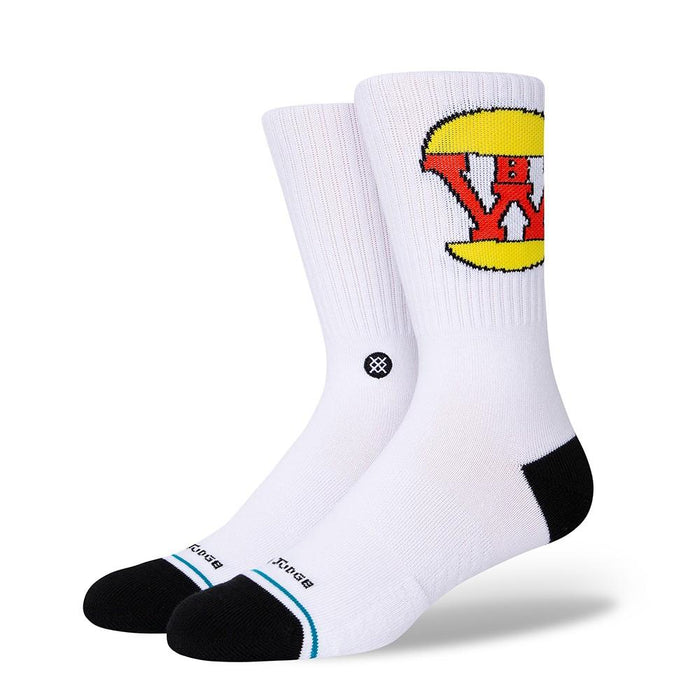 Stance Sock Burgerworld Men White