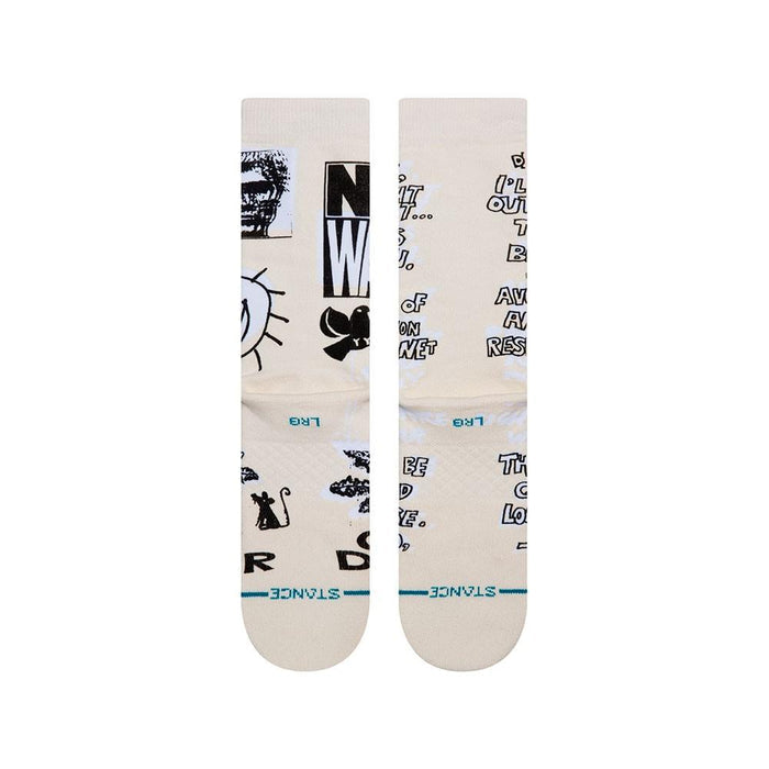 Stance Sock Dear Humans Men Off White