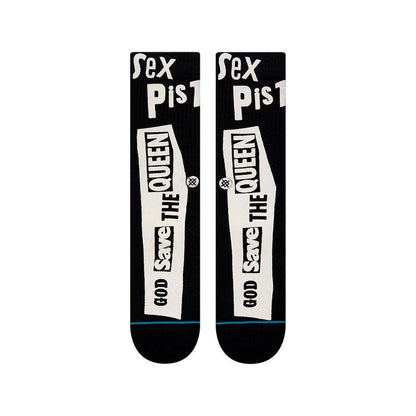 Stance Sock Sex Pistols God Save The Queen Men Black