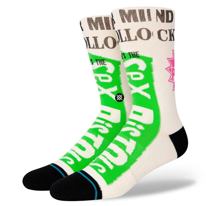 Stance Sock Sex Pistols Never Mind The Bollocks Off Men White