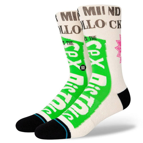 Stance Sock Sex Pistols Never Mind The Bollocks Off Men White