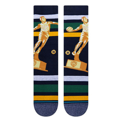 Stance Sock Spida Dunk Donovan Mitchell Navy