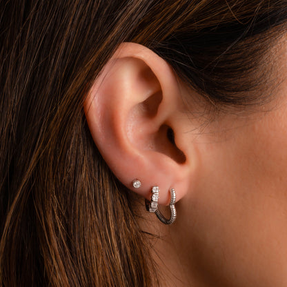 Heart Shaped Hoops