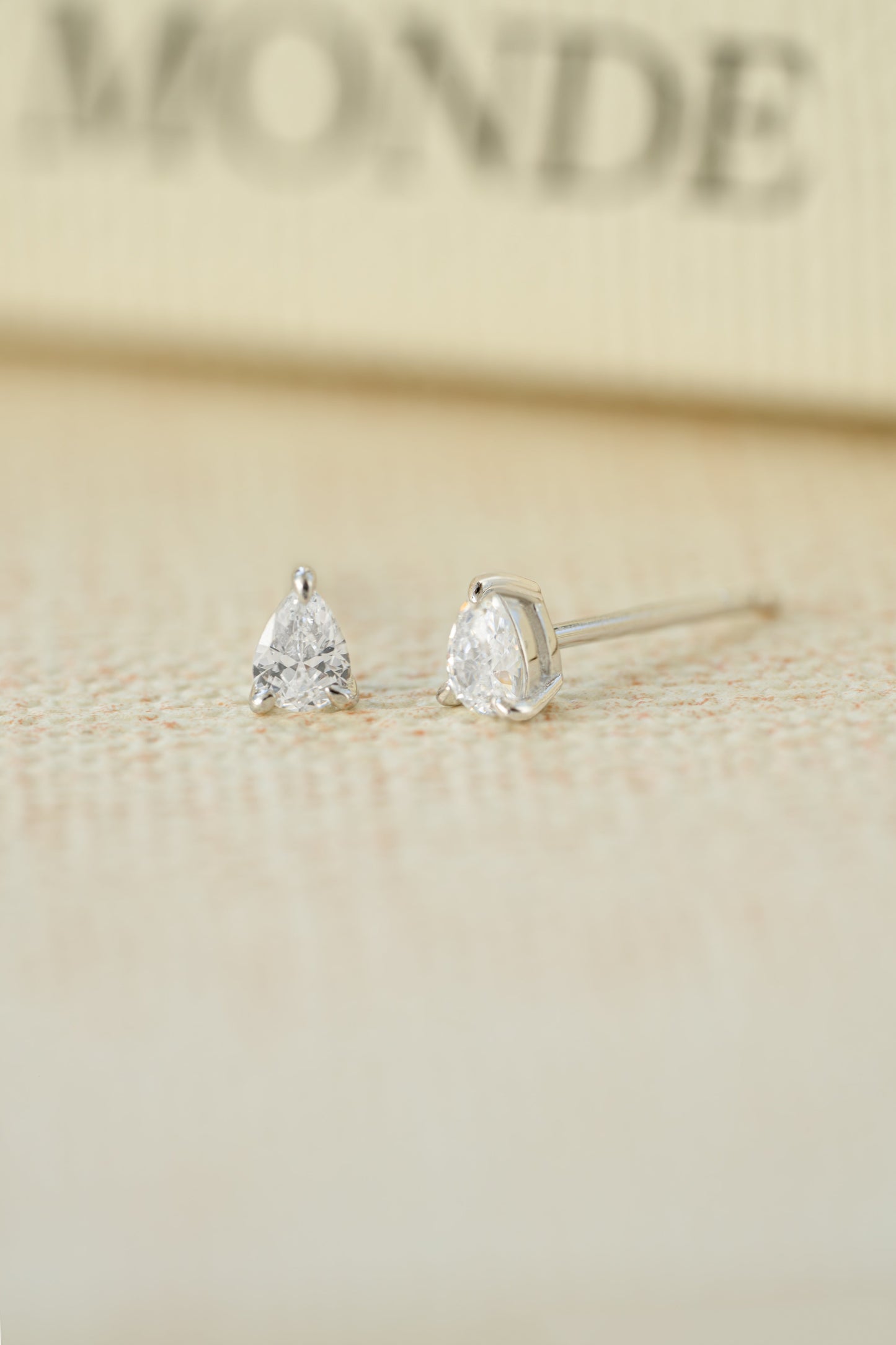 3x4mm Pear Studs