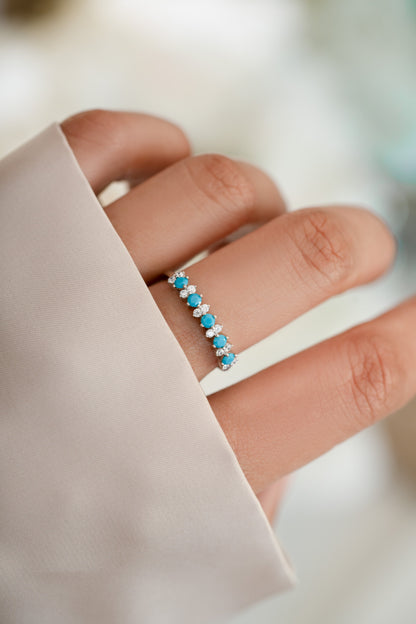Turquoise Stephanie Stacking Ring