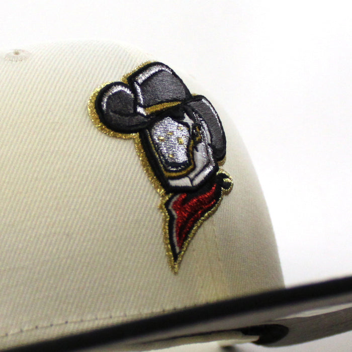 Sugar Land Space Cowboys Astros Patch New Era 59Fifty Fitted Cap (Chrome White Black Gray Under Brim)