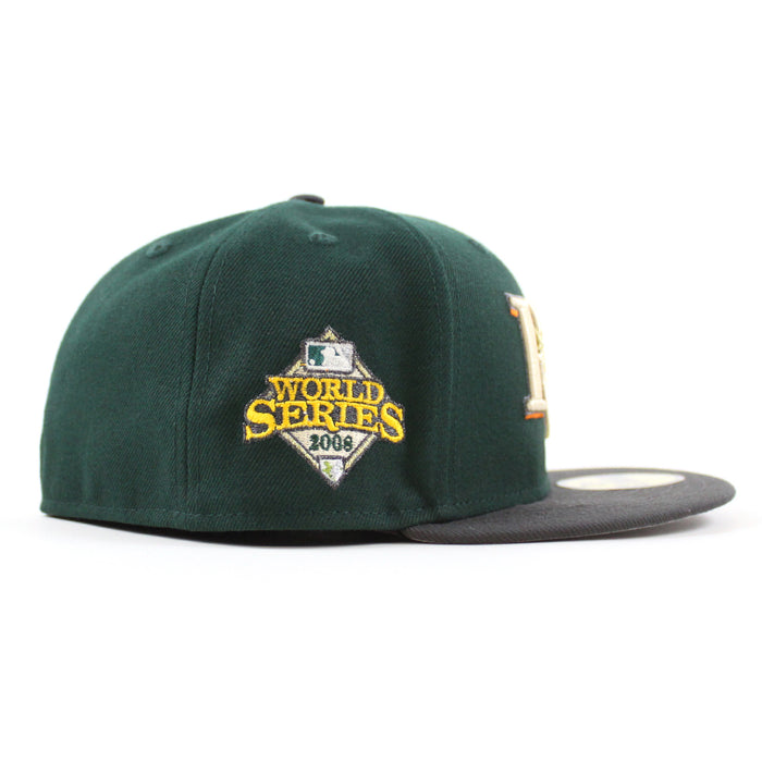 Tampa Bay Devil Rays 2008 World Series New Era 59Fifty Fitted Hat (Green Graphite Gray UnderBrim)