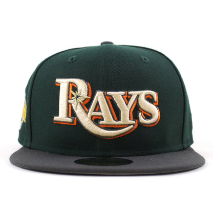 Tampa Bay Devil Rays 2008 World Series New Era 59Fifty Fitted Hat (Green Graphite Gray UnderBrim)