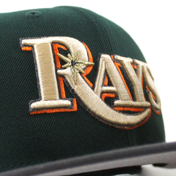 Tampa Bay Devil Rays 2008 World Series New Era 59Fifty Fitted Hat (Green Graphite Gray UnderBrim)