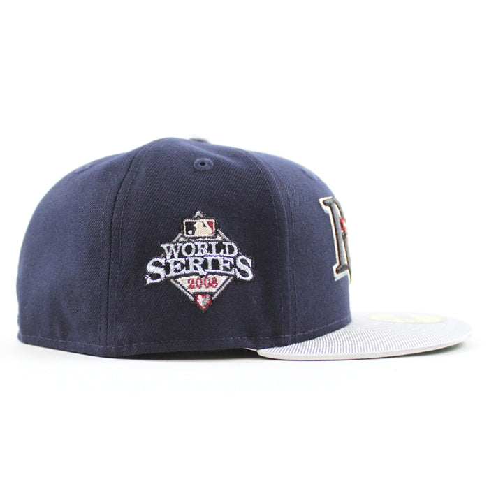 Tampa Bay Devil Rays 2008 World Series New Era 59Fifty Fitted Hat (Night Shift Navy Silver Green UnderBrim)