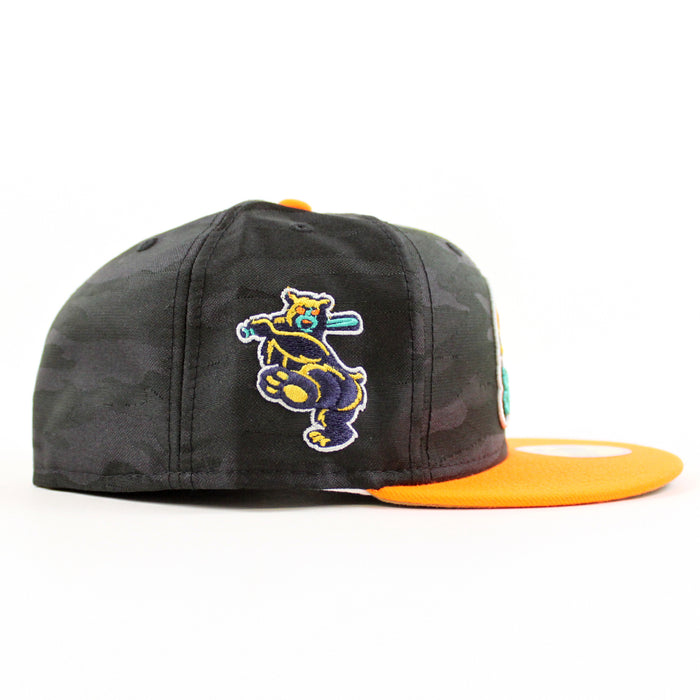 TENNESSEE SMOKIES BATTING BEAR New Era 59Fifty Fitted Hat (TONAL CAMO HUNTER FLAME KHAKI Under Brim)