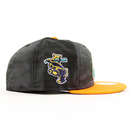 TENNESSEE SMOKIES BATTING BEAR New Era 59Fifty Fitted Hat (TONAL CAMO HUNTER FLAME KHAKI Under Brim)