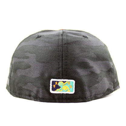 TENNESSEE SMOKIES BATTING BEAR New Era 59Fifty Fitted Hat (TONAL CAMO HUNTER FLAME KHAKI Under Brim)