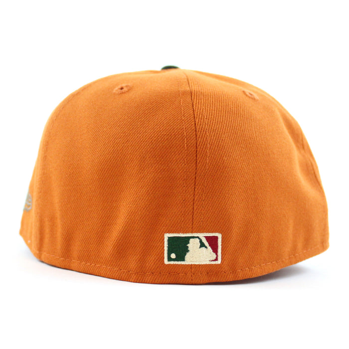 Texas Rangers 1995 All Star Game New Era 59Fifty Fitted Hat (Fight Orange Green Gray Under Brim)