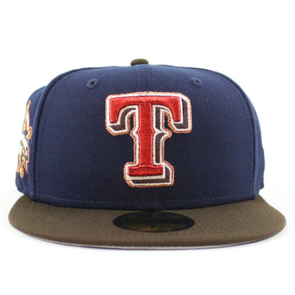 Texas Rangers 1995 All Star Game New Era 59Fifty Fitted Hat (OceanSide Walnut Gray Under Brim)