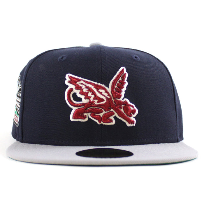 Texas Rangers 20 Inaugural Season New Era 59Fifty Fitted Hat (Navy Gray Green Under Brim)