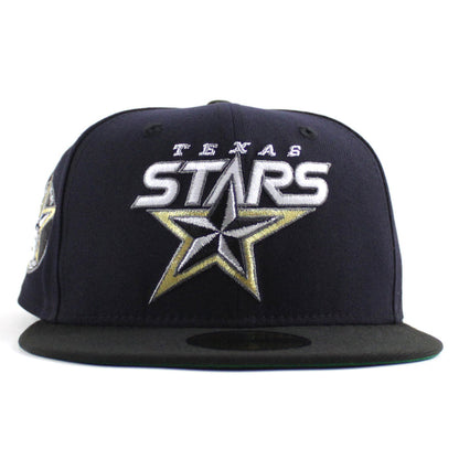 TEXAS STARS AMERICAN HOCKEY LEAGUE 5TH Anniversary New Era 59Fifty Fitted Hat (Navy Black Green Under Brim)