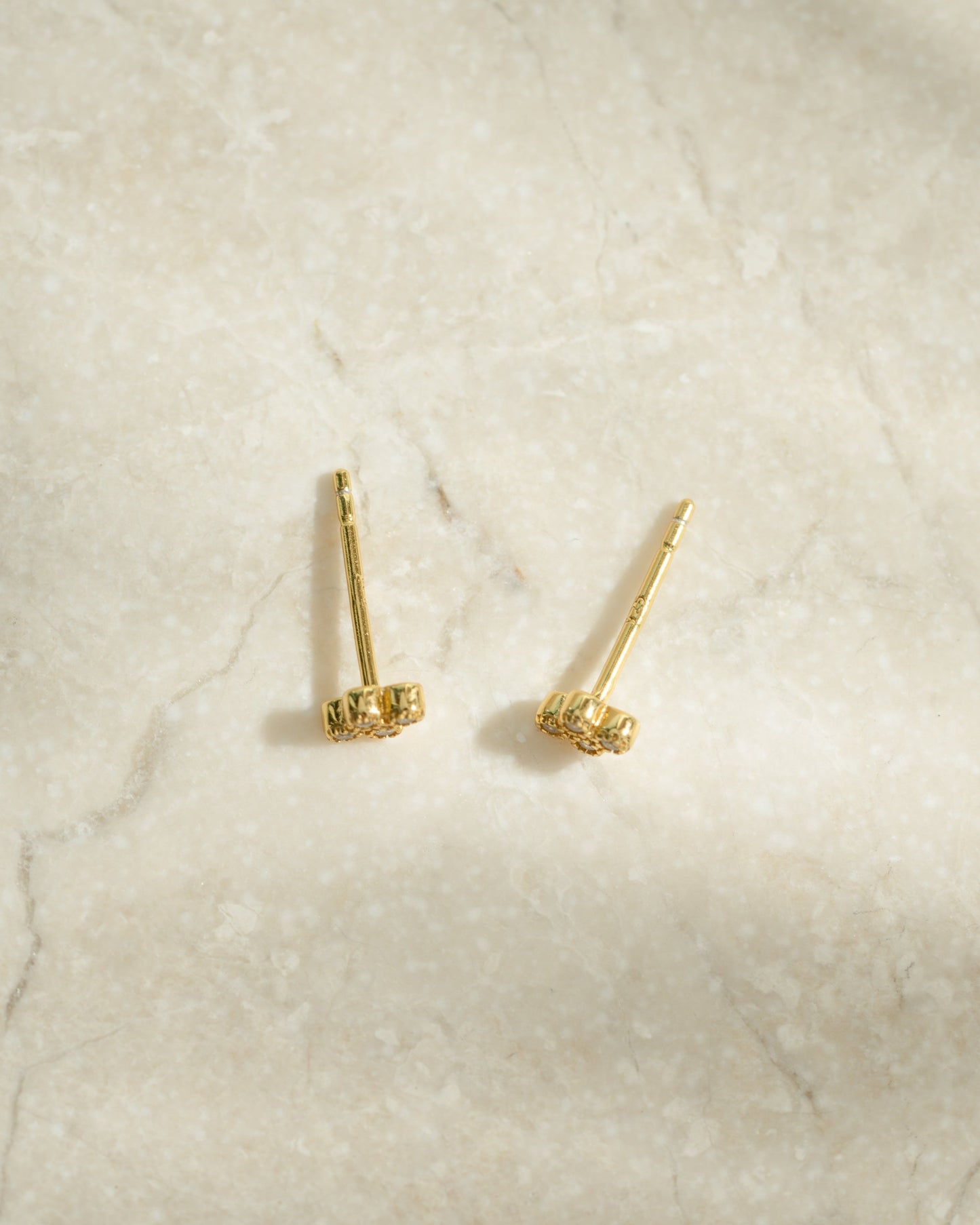 Tiny 4 Stone CZ Studs