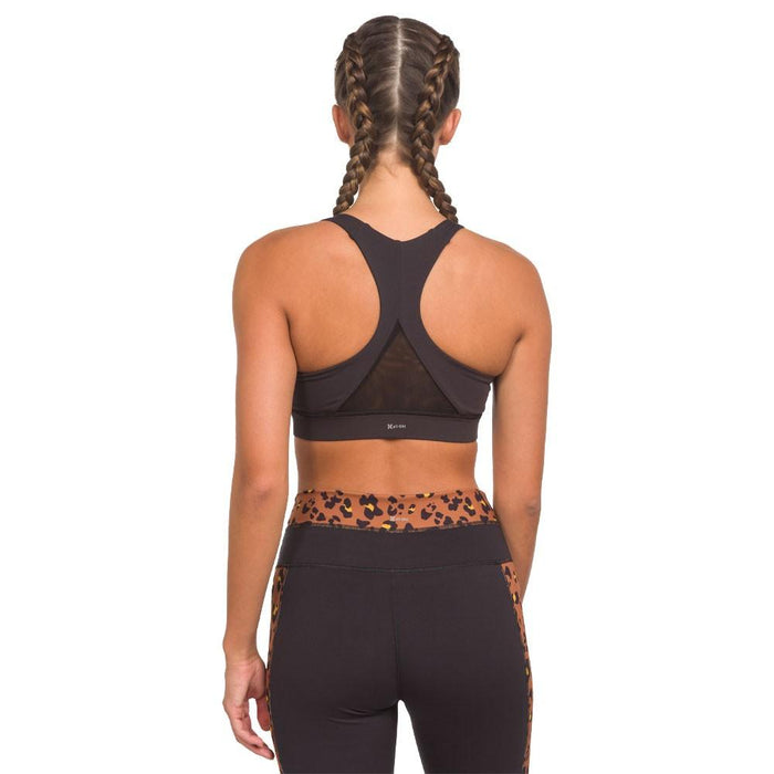 Top Med Impact Bra Caviar Hurley