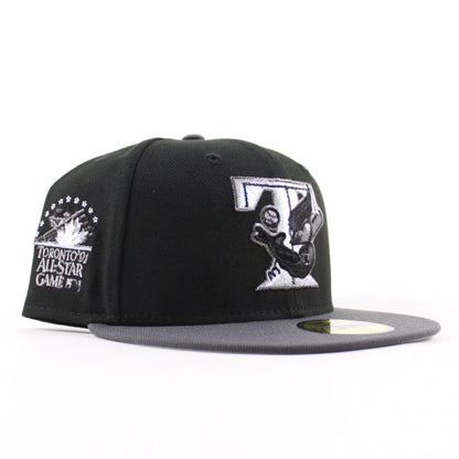 Toronto Blue Jays 1991 All Star Game New Era 59Fifty Fitted Hat (Black Graphite Gray Under Brim)