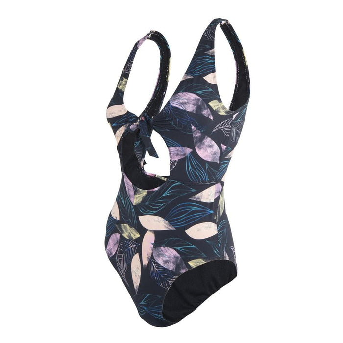 Traje de Baño 13 Negro Hojas Reef