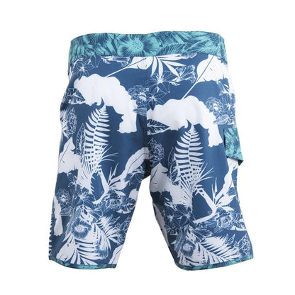 Traje de Baño Flores Azul Reef