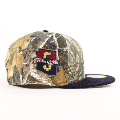 TUCSON ROADRUNNERS 5th Anniversary New Era 59Fifty Fitted Hat (RealTree Camo Navy Gray Under Brim)