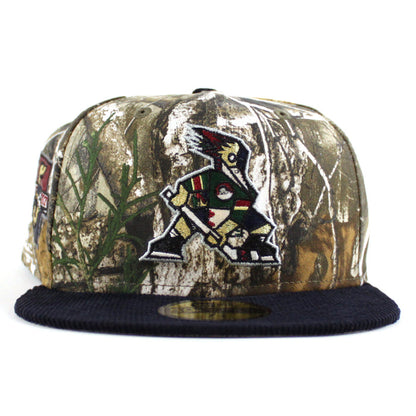 TUCSON ROADRUNNERS 5th Anniversary New Era 59Fifty Fitted Hat (RealTree Camo Navy Gray Under Brim)