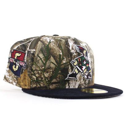 TUCSON ROADRUNNERS 5th Anniversary New Era 59Fifty Fitted Hat (RealTree Camo Navy Gray Under Brim)