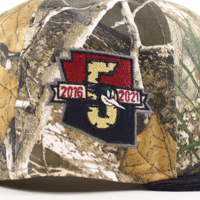TUCSON ROADRUNNERS 5th Anniversary New Era 59Fifty Fitted Hat (RealTree Camo Navy Gray Under Brim)