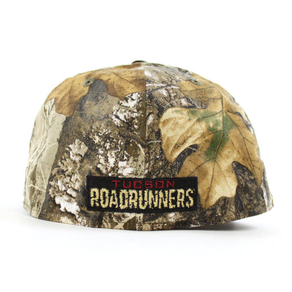 TUCSON ROADRUNNERS 5th Anniversary New Era 59Fifty Fitted Hat (RealTree Camo Navy Gray Under Brim)