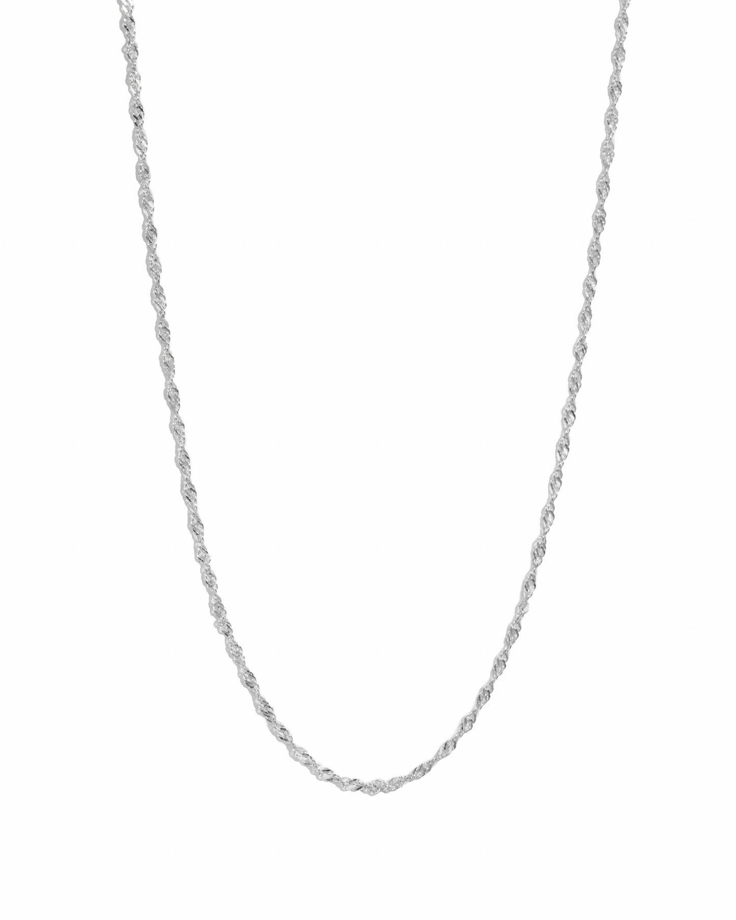 Thin Twisted Chain Necklace