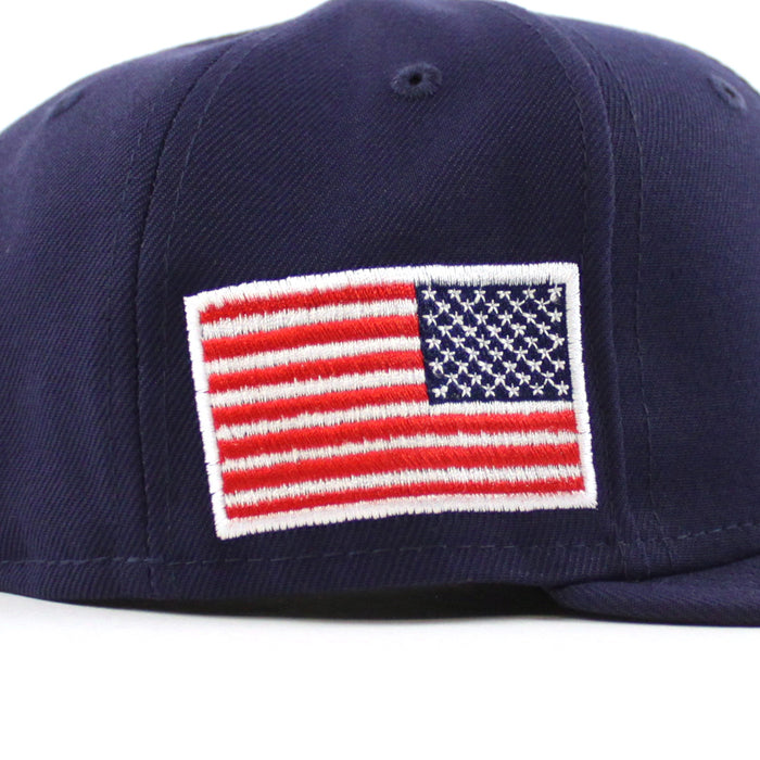 USA 2023 World Baseball Classic (WBC) New Era 59Fifty Fitted Hat (Navy Grey Under Brim)