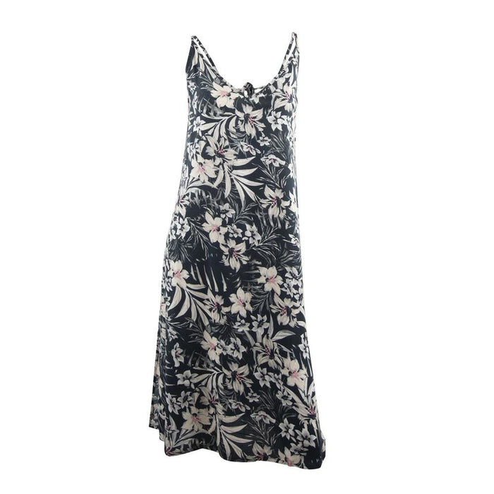 Vestido Tie Back Slip Black Hawaii Hurley