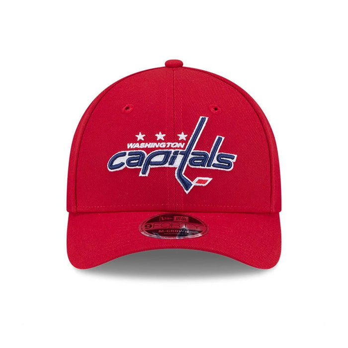 This is a Washington Capitals NHL Team Red 9FORTY M-Crown Adjustable Cap 3