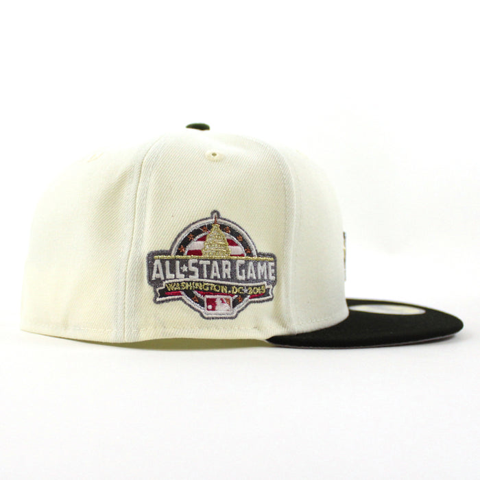 Washington Nationals 2018 All Star Game New Era 59Fifty Fitted Hat (Chrome White Black Gray Under Brim)