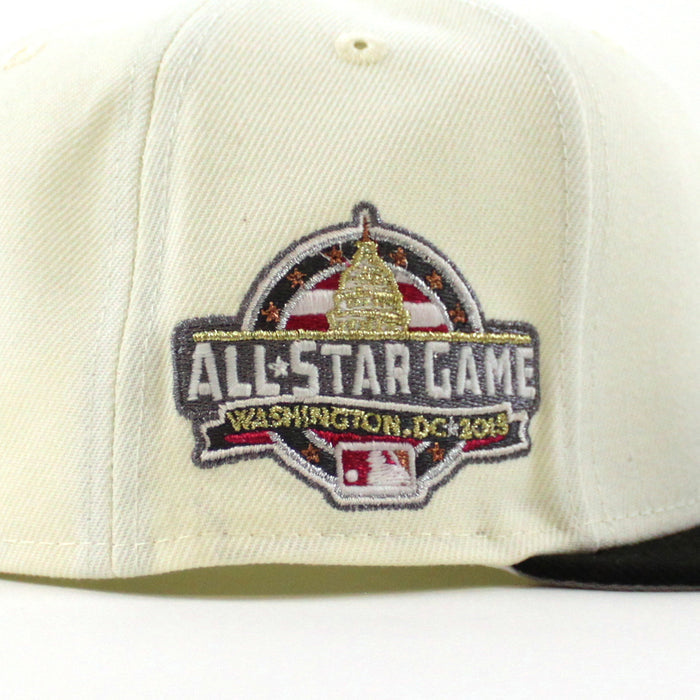 Washington Nationals 2018 All Star Game New Era 59Fifty Fitted Hat (Chrome White Black Gray Under Brim)