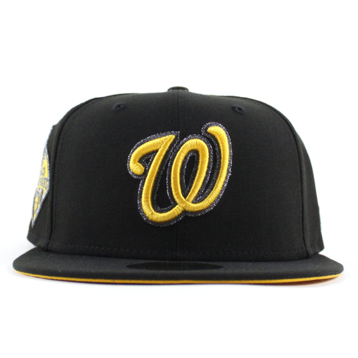 Washington Nationals World Champions 2019 New Era 59Fifty Fitted Hat (Black Gold Under Brim)