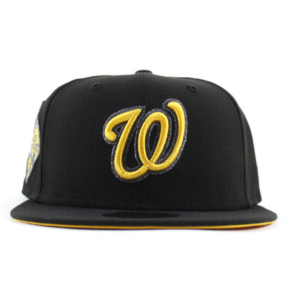 Washington Nationals World Champions 2019 New Era 59Fifty Fitted Hat (Black Gold Under Brim)