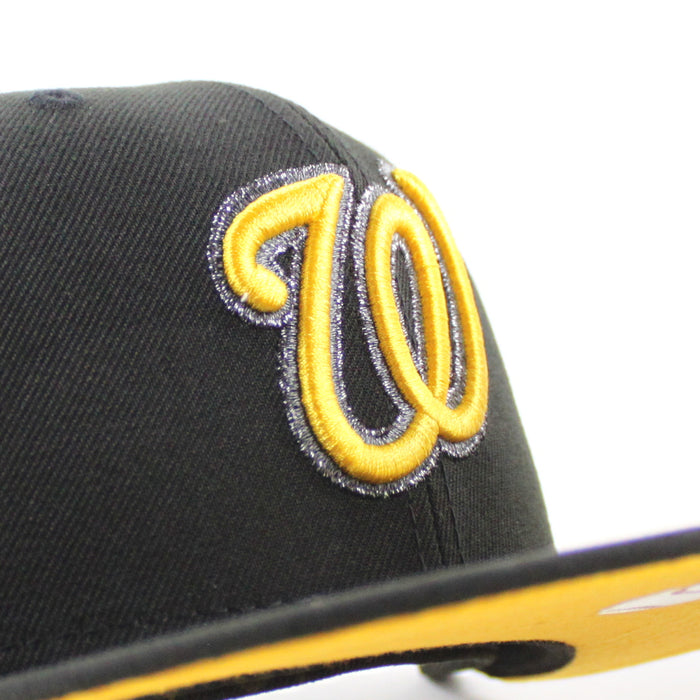 Washington Nationals World Champions 2019 New Era 59Fifty Fitted Hat (Black Gold Under Brim)