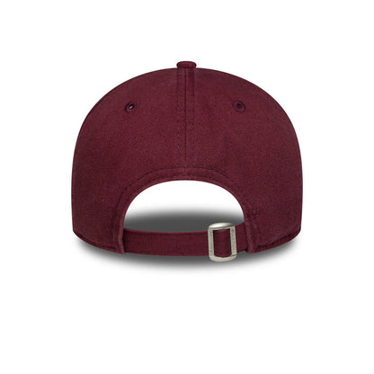 This is a  Womens New Era Dark Red 9TWENTY A-Frame Adjustable Cap 4