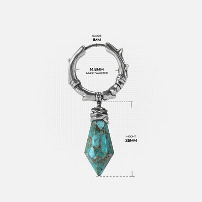 WRAPPED RELIC EARRINGS