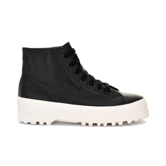 Zapatilla 2341 Alpina Nappa Black F Avorio