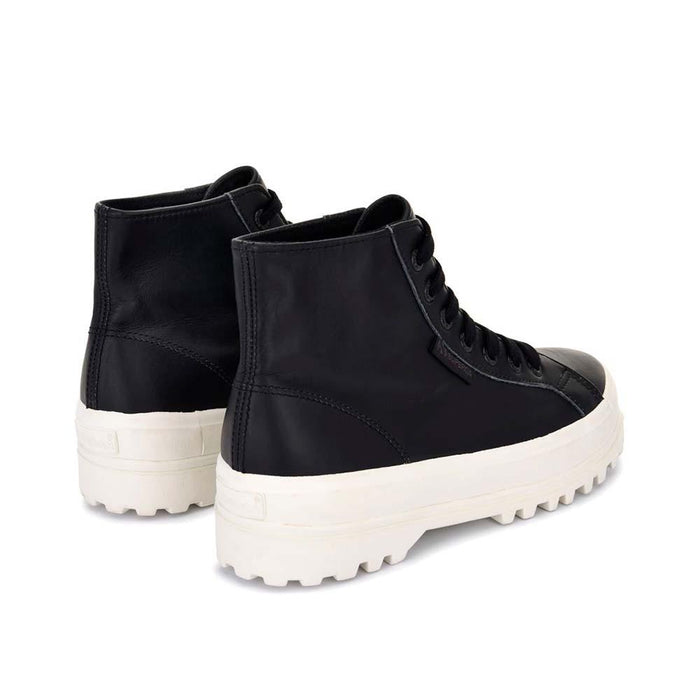 Zapatilla 2341 Alpina Nappa Black F Avorio