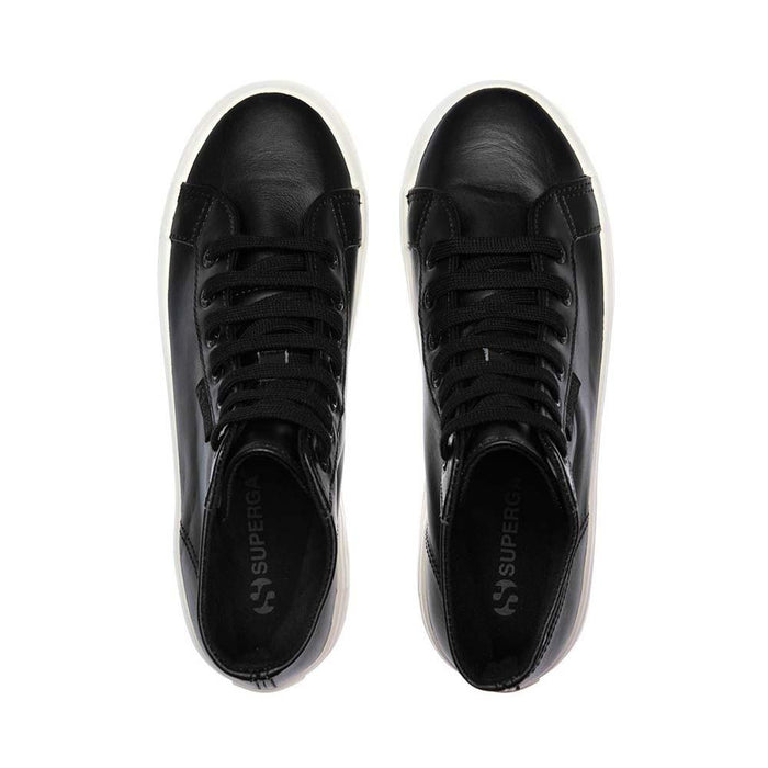 Zapatilla 2341 Alpina Nappa Black F Avorio