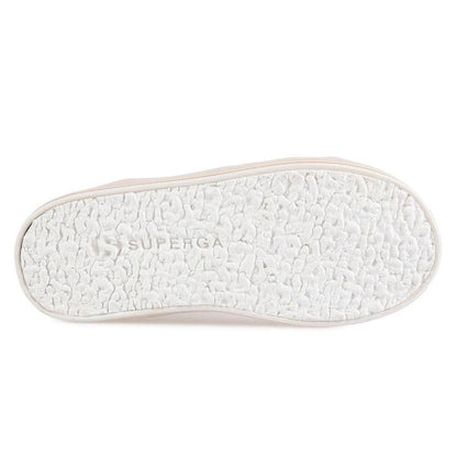 Zapatilla 2730 Kids PRINT Platform White Gold Superga