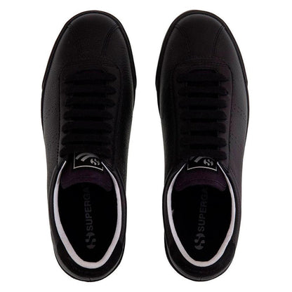 Zapatilla 2843 CLUB COMFORT Leather Black White Superga