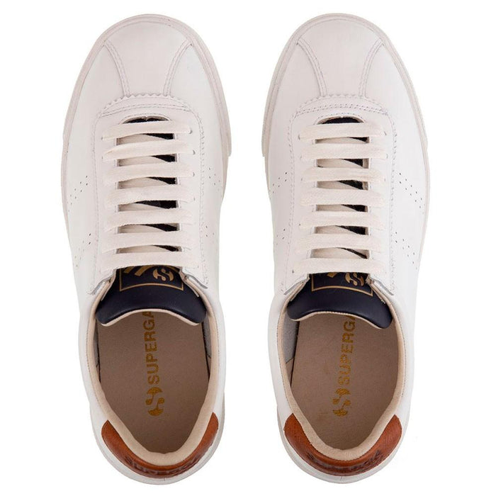 Zapatilla 2843 CLUB SOFT PREMIUM White Brown Superga